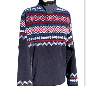 Polo by Ralph Lauren Navy and Red Patterned Jacket